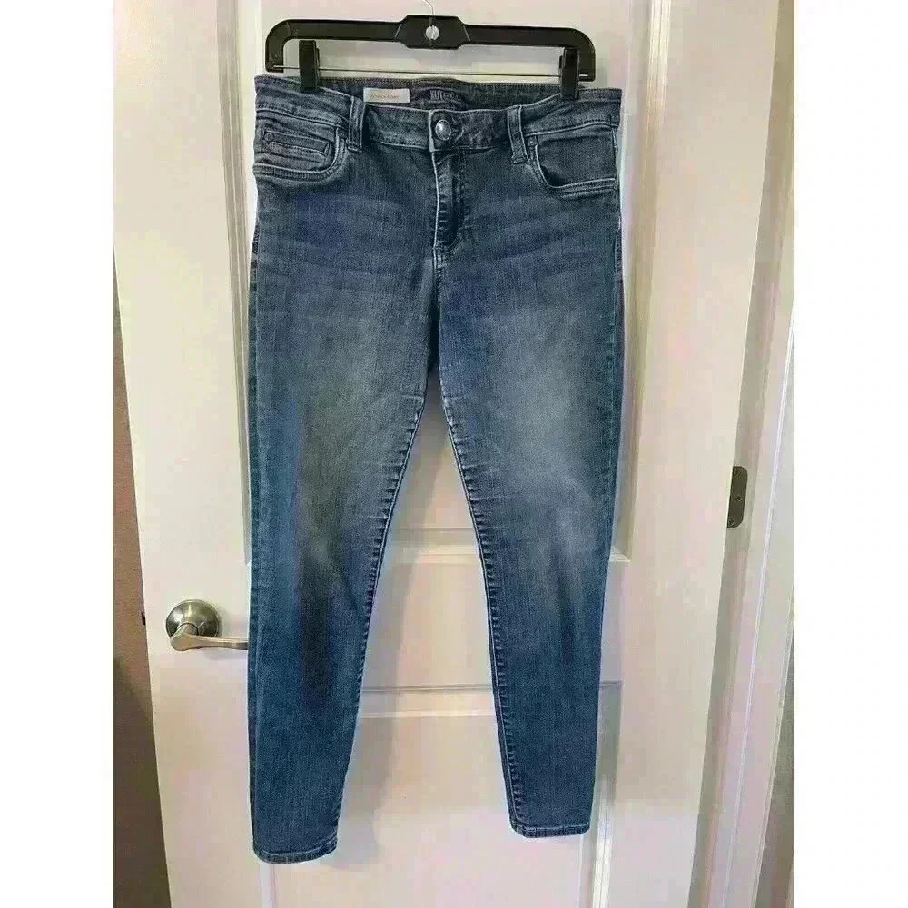 Women's KUT From the Kloth High Rise Toothpick Skinny Denim Jeans Size 10S *FLAW